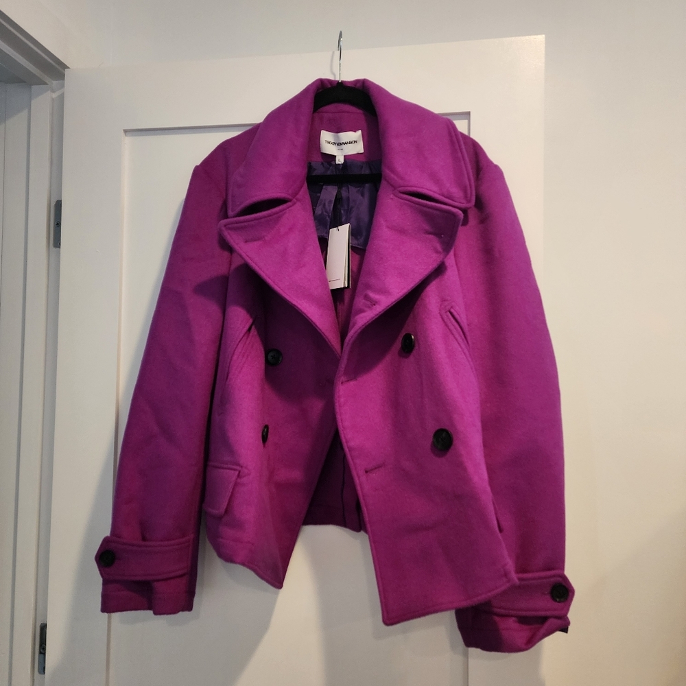 Teddy Vonranson Deep Plum Coat